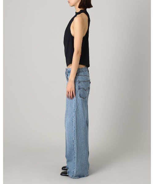 forget-me-nots(フォーゲットミーノッツ)の「TWIST ASYMMETRICAL T-SHIRT 325JTS209JS0233(Tシャツ/カットソー・レディース・ホワイト/ブラック・SMALL)」の8枚目の写真
