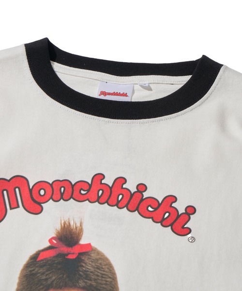 ADPOSION(アドポーション)の「【Monchhichi / モンチッチ】リンガークルーネックTシャツ(Tシャツ/カットソー・レディース・ホワイト系2/ホワイト系3/ホワイト系1・LARGE/SMALL/MEDIUM)」の10枚目の写真