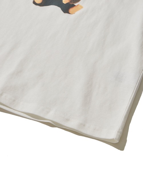 ADPOSION(アドポーション)の「【Monchhichi / モンチッチ】リンガークルーネックTシャツ(Tシャツ/カットソー・レディース・ホワイト系2/ホワイト系3/ホワイト系1・LARGE/SMALL/MEDIUM)」の14枚目の写真