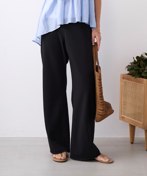 MICA&DEAL（マイカ＆ディール）の「美脚パンツ〈3サイズ展開〉（その他パンツ・レディース・ブラウン/ライトベージュ/ブラック・34/36/38）」の2枚目の写真