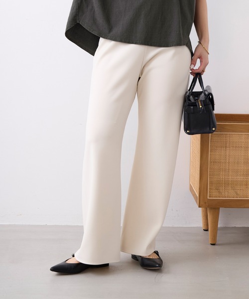 MICA&DEAL（マイカ＆ディール）の「美脚パンツ〈3サイズ展開〉（その他パンツ・レディース・ブラウン/ライトベージュ/ブラック・34/36/38）」の4枚目の写真