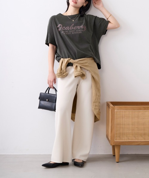 MICA&DEAL（マイカ＆ディール）の「美脚パンツ〈3サイズ展開〉（その他パンツ・レディース・ブラウン/ライトベージュ/ブラック・34/36/38）」の6枚目の写真