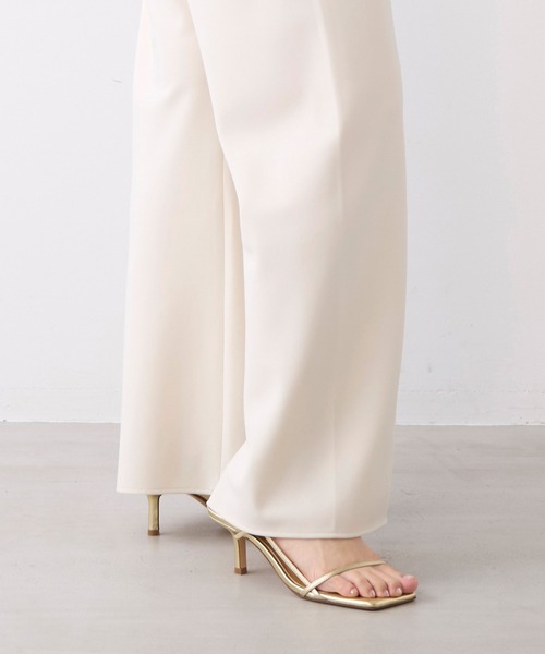 MICA&DEAL（マイカ＆ディール）の「美脚パンツ〈3サイズ展開〉（その他パンツ・レディース・ブラウン/ライトベージュ/ブラック・34/36/38）」の13枚目の写真