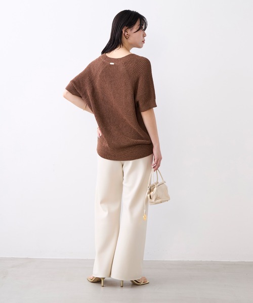 MICA&DEAL（マイカ＆ディール）の「美脚パンツ〈3サイズ展開〉（その他パンツ・レディース・ブラウン/ライトベージュ/ブラック・34/36/38）」の15枚目の写真