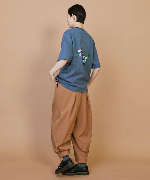 FRAPBOIS（フラボア）の「T.A. T（DUMPLING CAT FAMILY）（Tシャツ/カットソー・レディース・ブルー・2/1）」の10枚目の写真