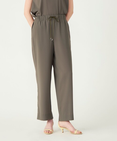 BALLSEY(ボールジィ)の「サブレジョーゼット ギャザーワイドパンツ(その他パンツ・レディース・ネイビー/カーキ・34/36)」の13枚目の写真