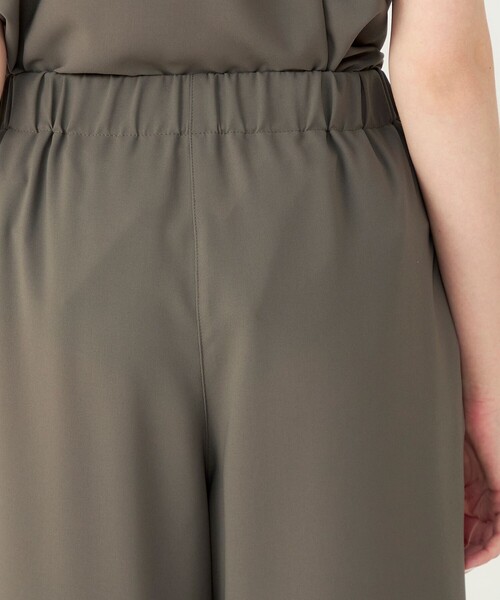 BALLSEY(ボールジィ)の「サブレジョーゼット ギャザーワイドパンツ(その他パンツ・レディース・ネイビー/カーキ・34/36)」の9枚目の写真
