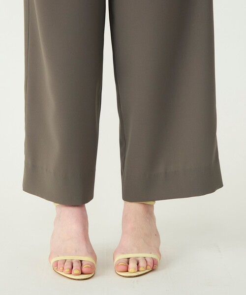 BALLSEY(ボールジィ)の「サブレジョーゼット ギャザーワイドパンツ(その他パンツ・レディース・ネイビー/カーキ・34/36)」の7枚目の写真