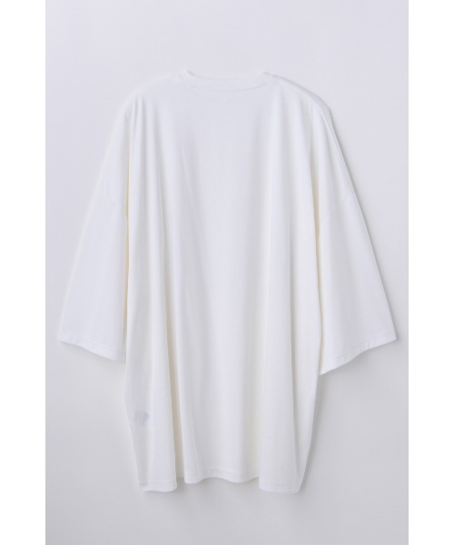 ENFOLD(エンフォルド)の「BIG SILHOUETTE T-SHIRT(Tシャツ/カットソー・レディース・ホワイト/ライトブルー/キナリ・38)」の11枚目の写真