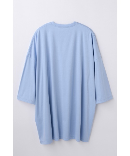 ENFOLD(エンフォルド)の「BIG SILHOUETTE T-SHIRT(Tシャツ/カットソー・レディース・ホワイト/ライトブルー/キナリ・38)」の13枚目の写真
