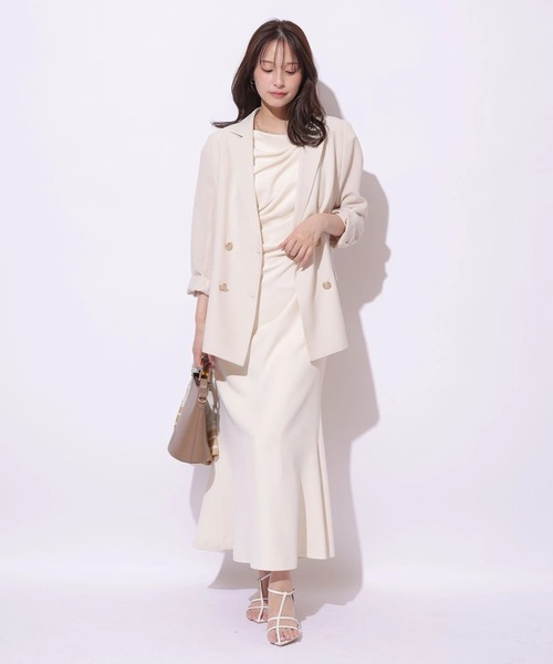 Mystrada(マイストラーダ)の「ドレープワンピース(ワンピース・レディース・ブラック/ブラウン/ベージュ系その他・38/36)」の22枚目の写真