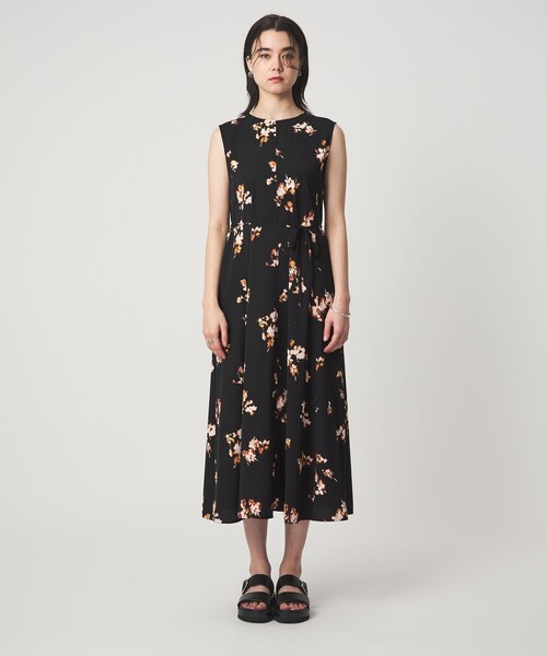 green label relaxing（グリーンレーベルリラクシング）の「［size SHORTあり］フラワー テント ワンピース マシンウォッシャブル・接触冷感（ワンピース・レディース・その他1・SHORT/FREE）」の12枚目の写真