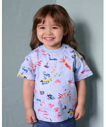 kladskap（クレードスコープ）の「深海魚総柄半袖Tシャツ（Tシャツ/カットソー）」