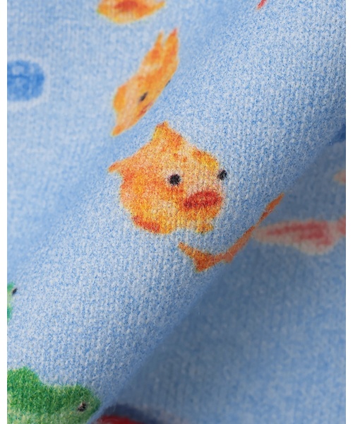 kladskap(クレードスコープ)の「深海魚総柄半袖Tシャツ【接触冷感・吸水速乾】(Tシャツ/カットソー・キッズ・サックスブルー・130cm/110cm/100cm/120cm)」の7枚目の写真