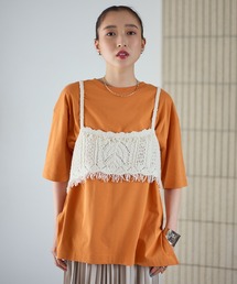 LEPSIM | 《レプクル》バックパッチT　242850(Tシャツ/カットソー)
