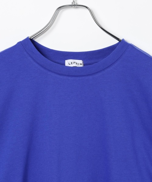 LEPSIM(レプシィム)の「《レプクル》バックパッチT 242850(Tシャツ/カットソー・レディース・ブラック/オフホワイト/ブルー/オレンジ・FREE)」の9枚目の写真