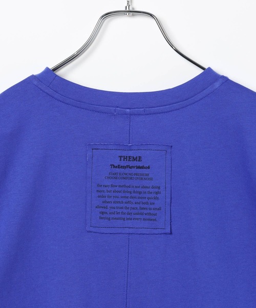 LEPSIM(レプシィム)の「《レプクル》バックパッチT 242850(Tシャツ/カットソー・レディース・ブラック/オフホワイト/ブルー/オレンジ・FREE)」の6枚目の写真