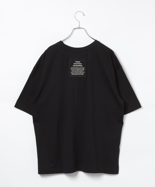 LEPSIM(レプシィム)の「《レプクル》バックパッチT 242850(Tシャツ/カットソー・レディース・ブラック/オフホワイト/ブルー/オレンジ・FREE)」の12枚目の写真