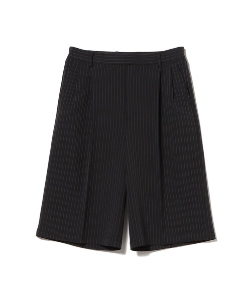 BEAMS HEART(ビームスハート)の「2タック ワイド ストライプ ショートパンツ(その他パンツ・メンズ・ブラック/ダークブラウン・LARGE/SMALL/MEDIUM)」の8枚目の写真