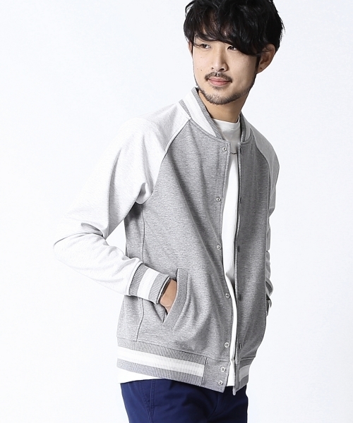 BEAMS（ビームス）の「BEAMS / ボンディング スタジャン（ブルゾン・メンズ・ブラック系その他/ブラック/ネイビー・SMALL/X-LARGE/LARGE/MEDIUM）」の5枚目の写真