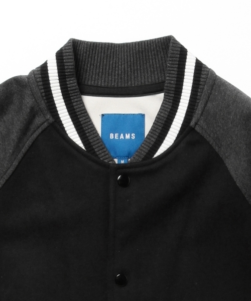 BEAMS（ビームス）の「BEAMS / ボンディング スタジャン（ブルゾン・メンズ・ブラック系その他/ブラック/ネイビー・SMALL/X-LARGE/LARGE/MEDIUM）」の20枚目の写真