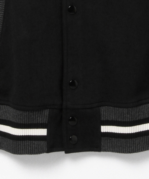 BEAMS（ビームス）の「BEAMS / ボンディング スタジャン（ブルゾン・メンズ・ブラック系その他/ブラック/ネイビー・SMALL/X-LARGE/LARGE/MEDIUM）」の12枚目の写真