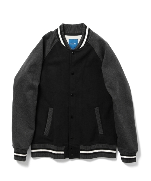 BEAMS（ビームス）の「BEAMS / ボンディング スタジャン（ブルゾン・メンズ・ブラック系その他/ブラック/ネイビー・SMALL/X-LARGE/LARGE/MEDIUM）」の13枚目の写真