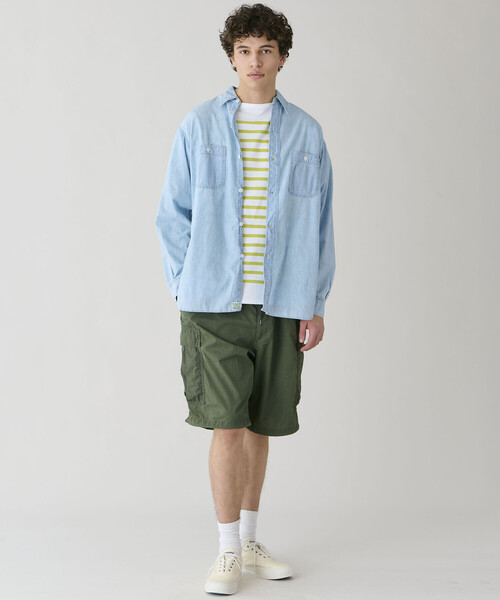 WILD THINGS(ワイルドシングス)の「WILD THINGS | 〈別注〉ダブルダイナイロン カーゴショーツ MEN(その他パンツ・メンズ・ブラック/オリーブ・XL/L)」の3枚目の写真