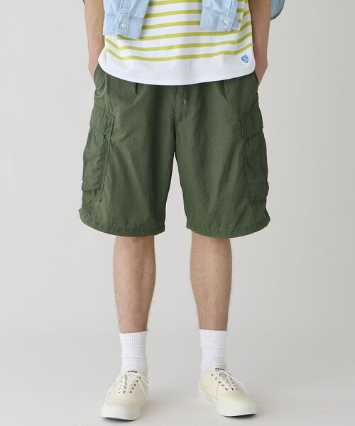 WILD THINGS(ワイルドシングス)の「WILD THINGS | 〈別注〉ダブルダイナイロン カーゴショーツ MEN(その他パンツ・メンズ・ブラック/オリーブ・XL/L)」の22枚目の写真