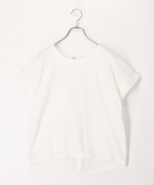 fredy couleur(フレディクルール)の「ドライタッチ天竺袖口ダブルTee(Tシャツ/カットソー・レディース・ブラウン/チャコールグレー/オフホワイト/ブラック/ロイヤルブルー・38)」の2枚目の写真