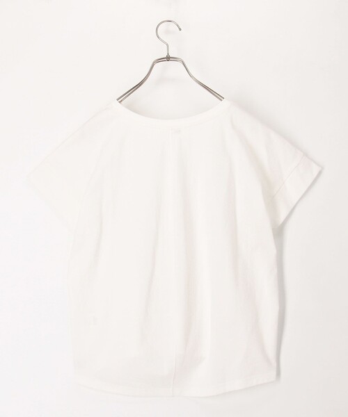 fredy couleur(フレディクルール)の「ドライタッチ天竺袖口ダブルTee(Tシャツ/カットソー・レディース・ブラウン/チャコールグレー/オフホワイト/ブラック/ロイヤルブルー・38)」の18枚目の写真