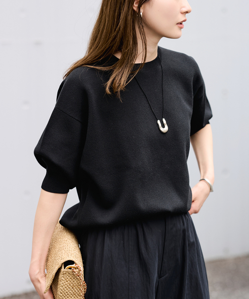 ≪WEB限定 / 洗える / 追加≫ウォッシャブルスムースプルオーバー 4