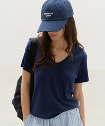 LEVAR（レバー）の「Whenever Overdyed Ball Cap - Stone Navy（キャップ）」