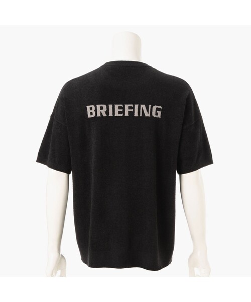 BRIEFING（ブリーフィング）の「【BRIEFING GOLF／ブリーフィングゴルフ】LW COOL KNIT T-SHIRT（ゴルフグッズ・メンズ・グレー/ブラック・M/L/S）」の3枚目の写真