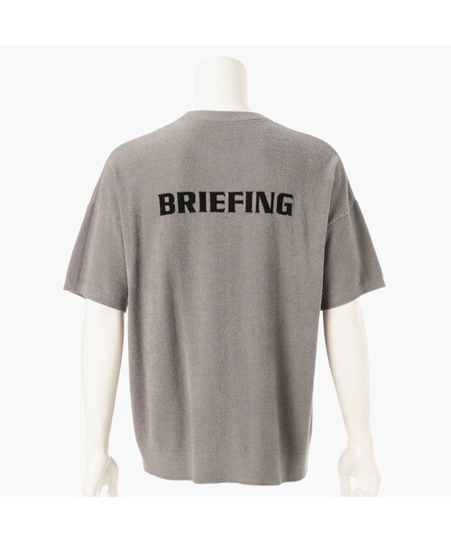 BRIEFING（ブリーフィング）の「【BRIEFING GOLF／ブリーフィングゴルフ】LW COOL KNIT T-SHIRT（ゴルフグッズ・メンズ・グレー/ブラック・M/L/S）」の10枚目の写真
