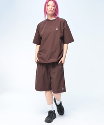 GERRY（ジェリー）の「GERRY (ジェリー) 半袖Tシャツ ショートパンツ 上下セット ストレッチ ナイロン セットアップ ユニセックス（セットアップ）」