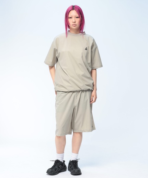 GERRY(ジェリー)の「【セットアップ】GERRY (ジェリー) Tシャツ 短パン セットアップ メンズ 夏 レディース 上下セット ストレッチ ナイロン ショートパンツ(セットアップ・メンズ・ブラック/ブラウン/サンドグレー・LL/L/M)」の12枚目の写真