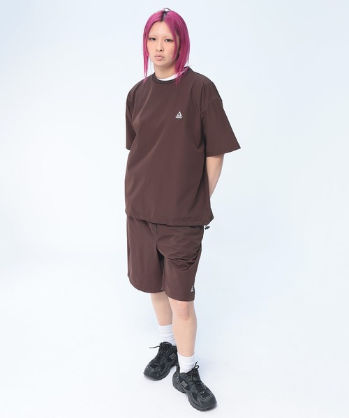 GERRY(ジェリー)の「【セットアップ】GERRY (ジェリー) Tシャツ 短パン セットアップ メンズ 夏 レディース 上下セット ストレッチ ナイロン ショートパンツ(セットアップ・メンズ・ブラック/ブラウン/サンドグレー・LL/L/M)」の16枚目の写真