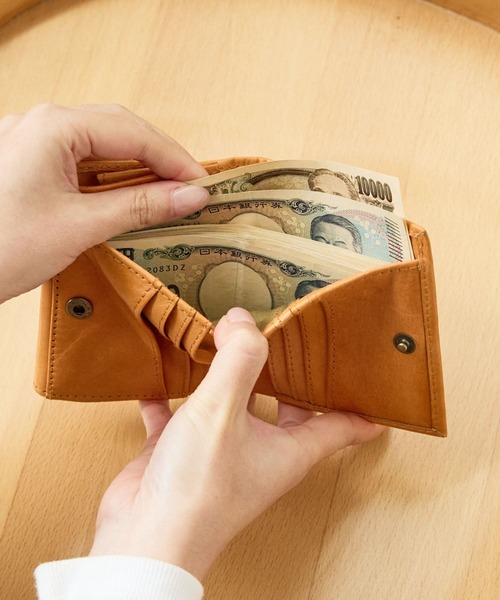 最終値下げ　新品　本革　レディース　折り財布　ミニ財布　ズッケロ　牛革　ブラウン 楽天市場】財布 レディース 二つ折り 本革 折財布 二つ折 二つ折り財布