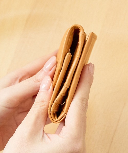 zucchero ズッケロ 折財布 二つ折り ミニ財布 レディース 本革