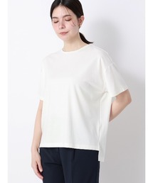 CHANTOWA/ポンチオーバーサイズTシャツ/ウォッシャブル/接触冷感/無地