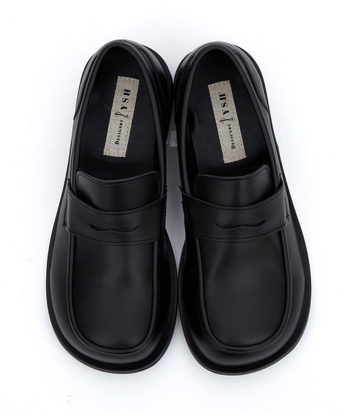 a.p.o.v.(エーピーオービー)の「a.p.o.v. ワイドスクエアトゥ合成皮革コインローファー(ローファー・メンズ・ブラック・27cm/26cm)」の11枚目の写真