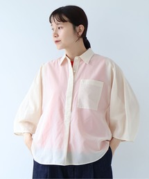 yuni（ユニ　）の「強撚強撚Cotton Polyester sheer shirt（シャツ/ブラウス）」