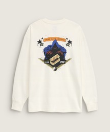 VANS | SOON.EASY Tシャツ / SOON EASY LS TEE marshmallow VN000VNFFS81(Tシャツ/カットソー)