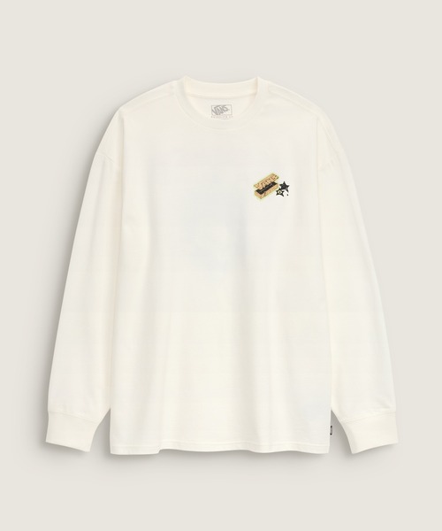 VANS（バンズ）の「SOON.EASY Tシャツ / SOON EASY LS TEE marshmallow VN000VNFFS81（Tシャツ/カットソー・メンズ・オフホワイト・X-LARGE/SMALL/MEDIUM/LARGE）」の2枚目の写真