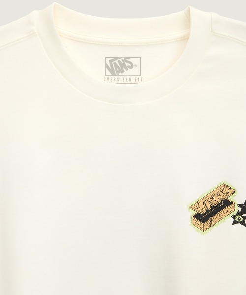 VANS（バンズ）の「SOON.EASY Tシャツ / SOON EASY LS TEE marshmallow VN000VNFFS81（Tシャツ/カットソー・メンズ・オフホワイト・X-LARGE/SMALL/MEDIUM/LARGE）」の4枚目の写真