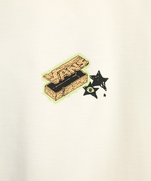 VANS（バンズ）の「SOON.EASY Tシャツ / SOON EASY LS TEE marshmallow VN000VNFFS81（Tシャツ/カットソー・メンズ・オフホワイト・X-LARGE/SMALL/MEDIUM/LARGE）」の5枚目の写真