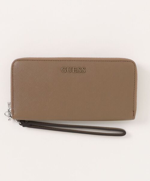 Guess（ゲス）の「【GUESS】ゲス REMY SLG LARGE ZIP AROUND 長財布（財布・レディース・ブラウン/ブラック/ベージュ/ピンク/ふじ色系/ブルー/セージグリーン/クリーム・FREE）」の3枚目の写真