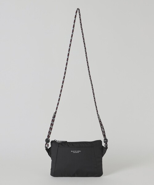 BLACK LABEL CRESTBRIDGE(ブラックレーベル・クレストブリッジ)の「【WEB限定】クレストブリッジチェックドローコードコンビミニショルダー(ショルダーバッグ・メンズ・ブラック・FREE)」の8枚目の写真