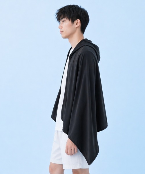 by LEGNA(バイレグナ)の「COOLIFYポンチョ(ポンチョ・レディース・ホワイト/グレー/ブラック・FREE)」の22枚目の写真